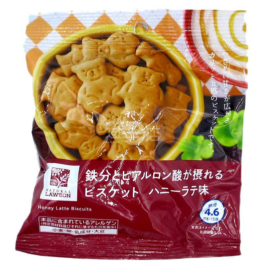 便利店限定 含有鐵和透明質酸的蜂蜜拿鐵味餅乾