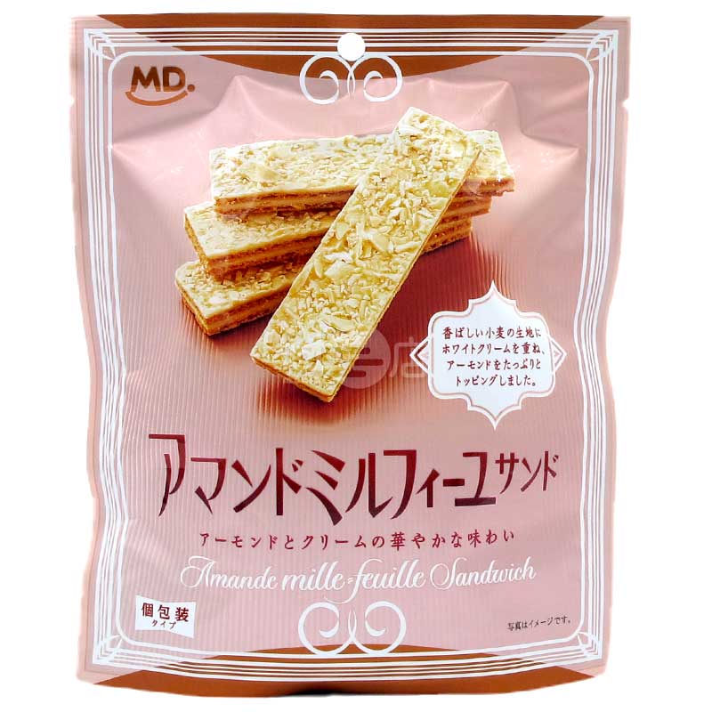 香脆烤杏仁白朱古力夾心千層酥