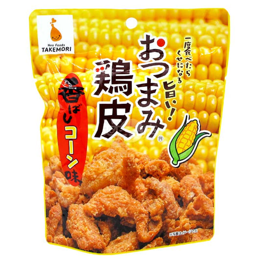 酥脆炸日本雞皮 粟米味