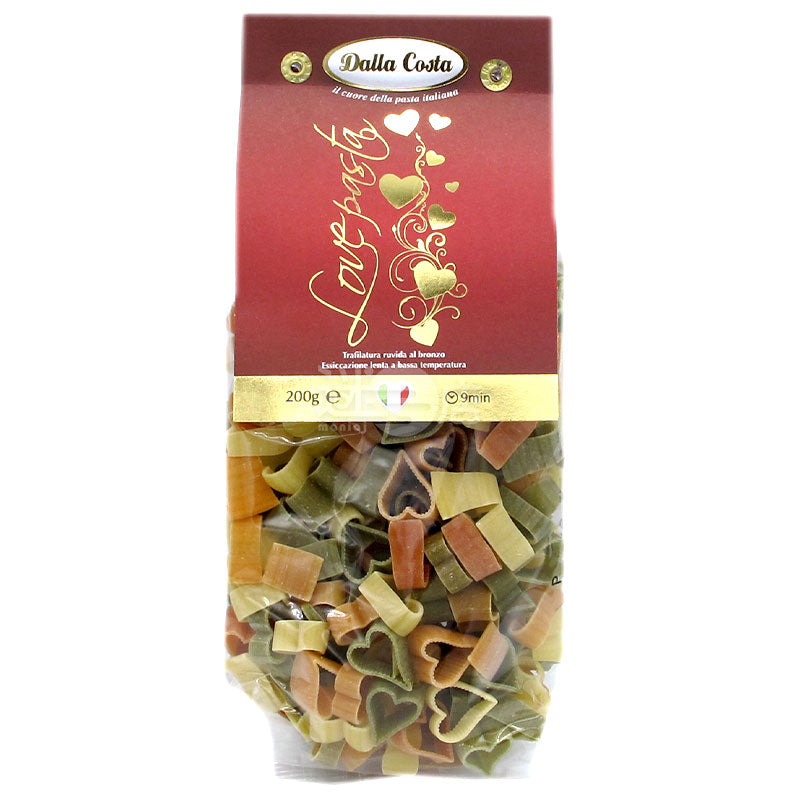 Dalla Costa Love Pasta 心形彩色通心粉