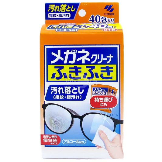 小林製藥 眼鏡手機鏡面清潔消毒濕紙巾 40片裝