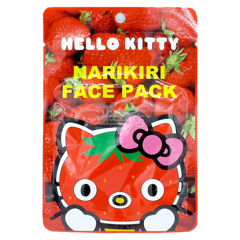 Hello Kitty Narikiri Face Pack 草莓香味保濕面膜 草莓款