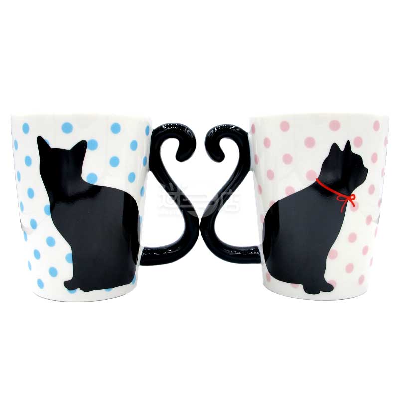 Twin Mug 貓咪情侶對裝陶瓷馬克杯