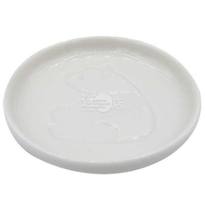 可愛熊貓醬油碟 白色 坐著的熊貓