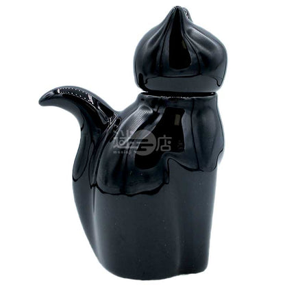 可愛貓貓造型醬油樽/醬油壺/調味料容器 L Size 黑色