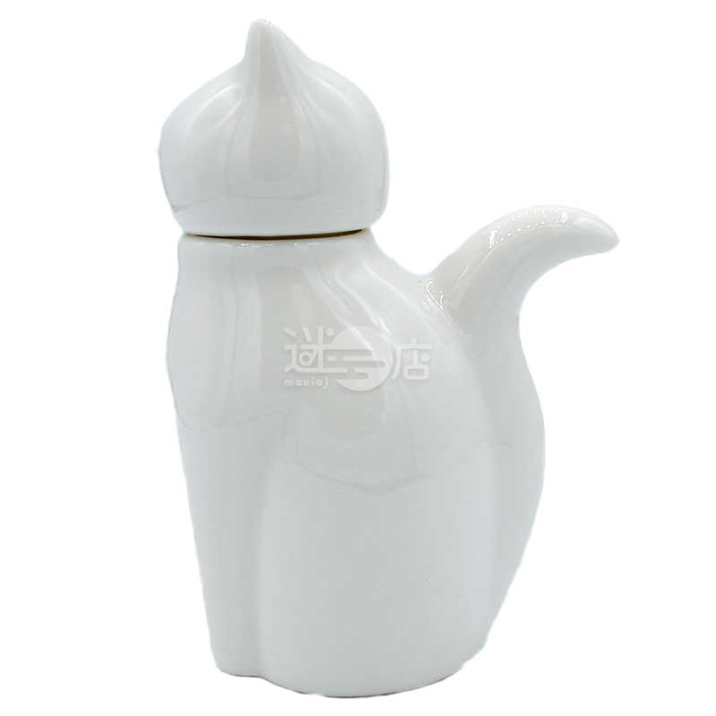 可愛貓貓造型醬油樽/醬油壺/調味料容器 L Size 白色