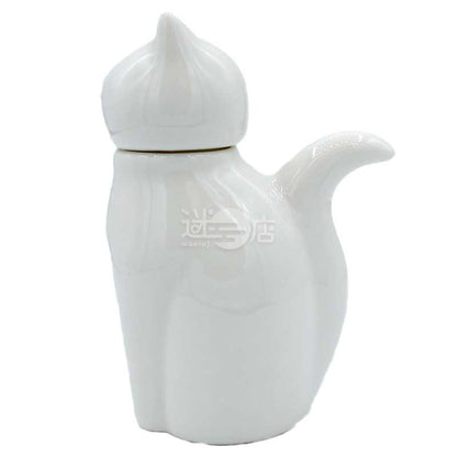 可愛貓貓造型醬油樽/醬油壺/調味料容器 L Size 白色