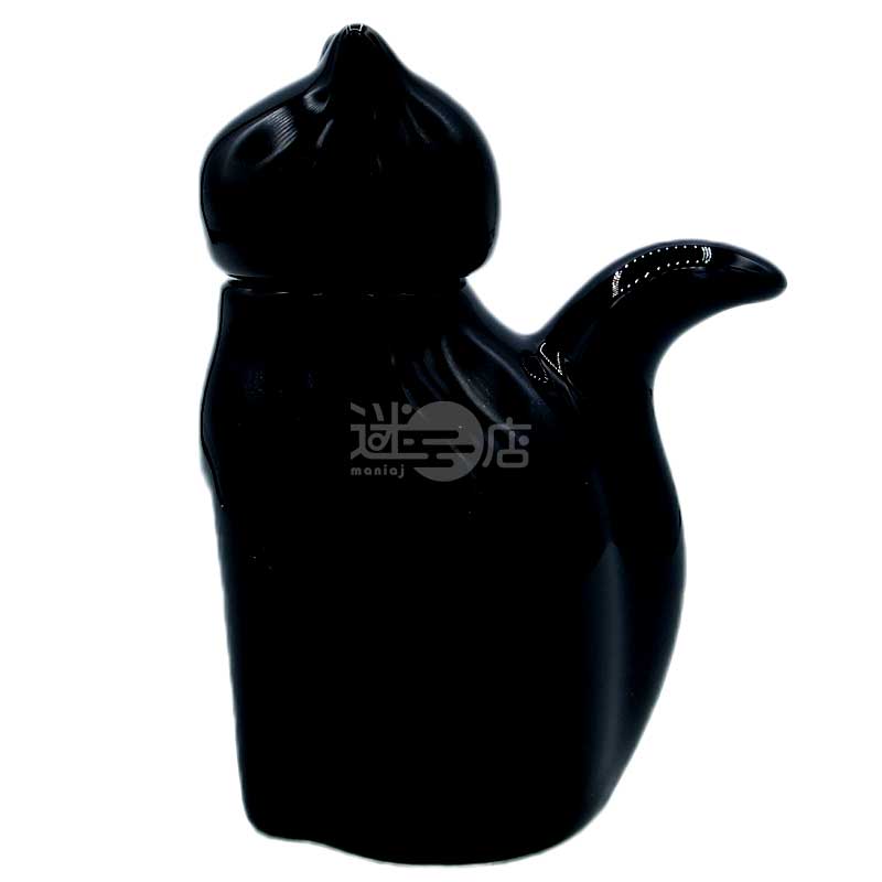 可愛貓貓造型醬油樽/醬油壺/調味料容器 黑色
