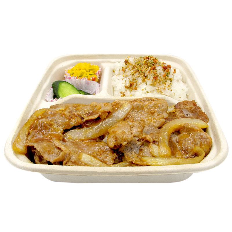 (B08) Pork Meat and Ginger Grilled Bento
