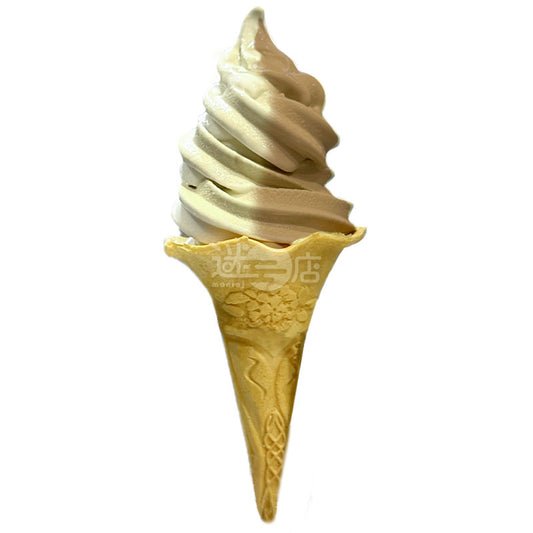 (I03)Milk matcha mixed soft ice cream (cup size)