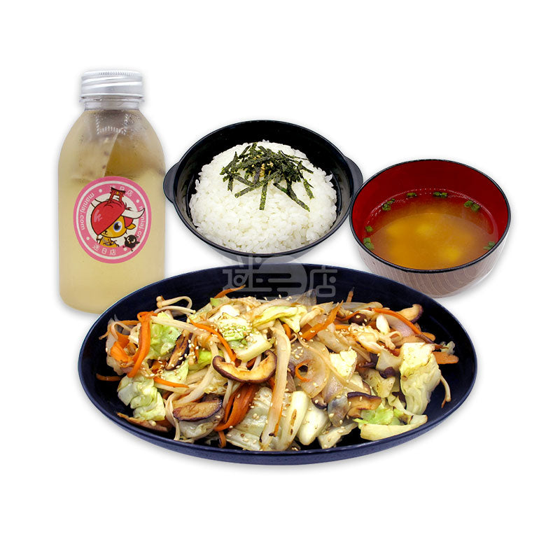 (KSD09)日式炒雜菜便當