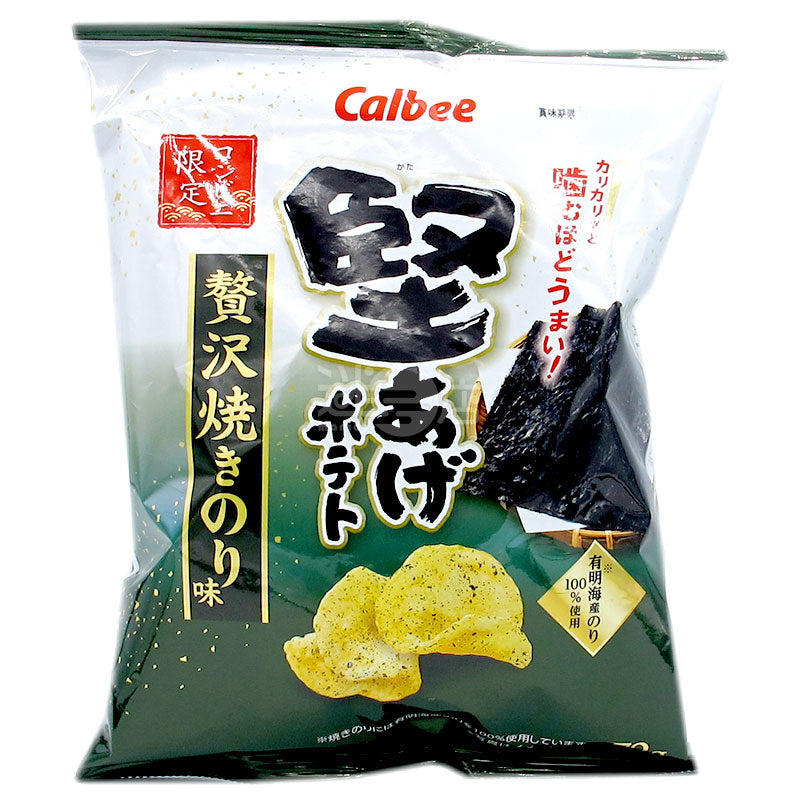 デラックス焼き海苔風味のハードポテトチップス