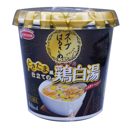 春雨入り鶏白湯スープ