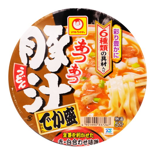 大盛熱熱豚汁烏冬