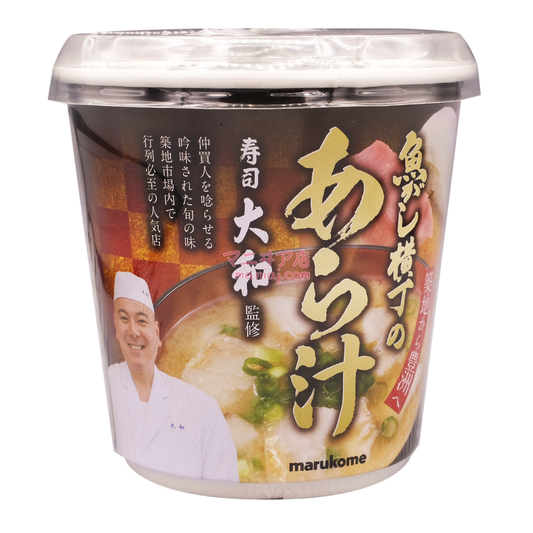 大和壽司鹽修魚骨味噌湯