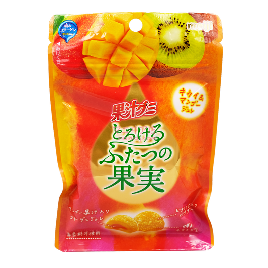 果汁軟糖 兩種果實 奇異果&芒果味