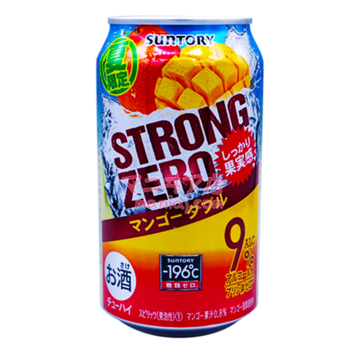 -196℃  Strong Zero雙重芒果汽酒 - 迷日店 maniaj.com