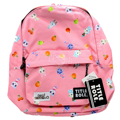 TITLE ROLE 集合啦!動物森友會 兒童背囊 粉紅色