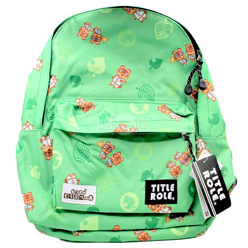 TITLE ROLE 集合啦!動物森友會 兒童背囊 綠色