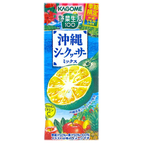 KAGOME蔬菜汁&果汁 沖繩香檬混合