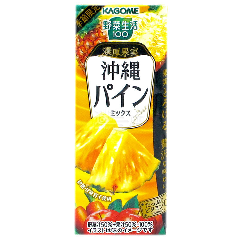 KAGOME蔬菜汁&果汁 沖繩菠蘿混合