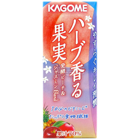 KAGOME果汁 發酵桃和茉莉花味