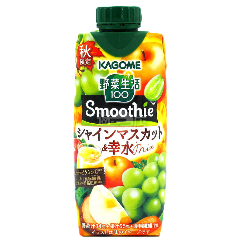 カゴメ 野菜ジュース&amp;スムージージュース 香陰青椒と幸水梨のミックス
