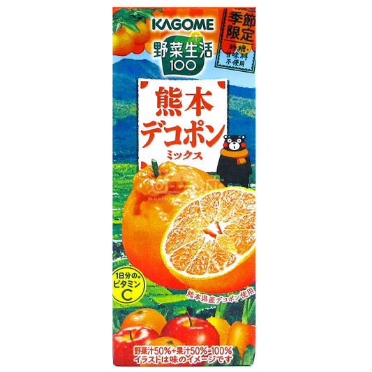 KAGOME蔬菜汁&果汁 熊本凸頂柑混合