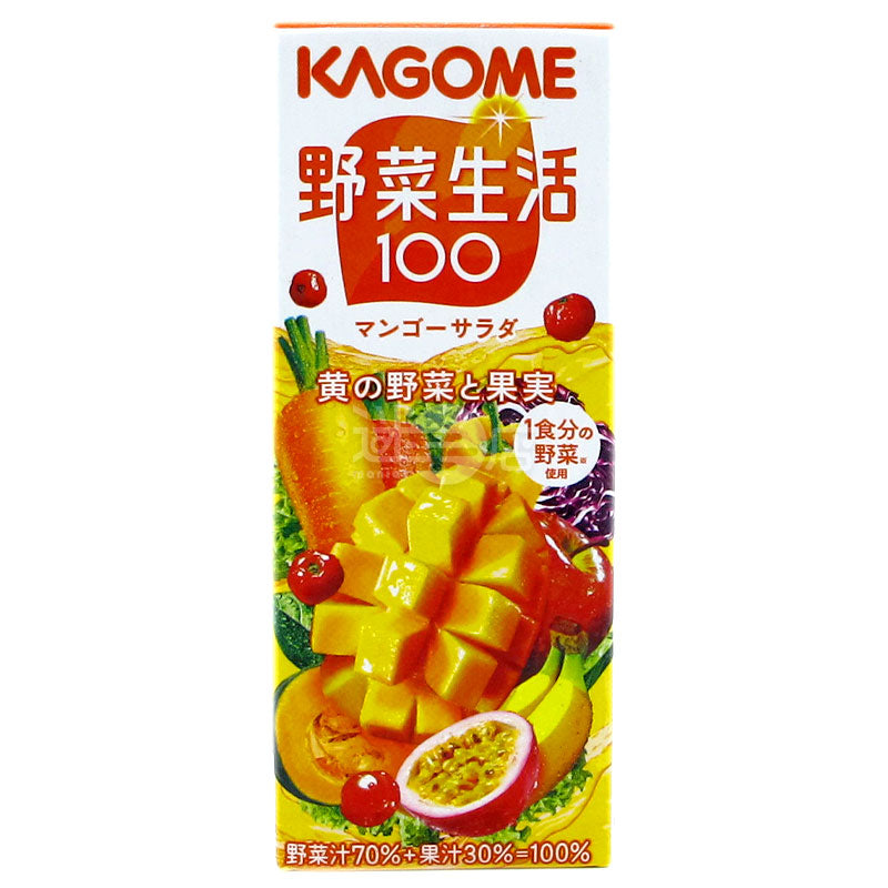 KAGOME蔬菜汁&果汁 野菜生活100芒果沙律