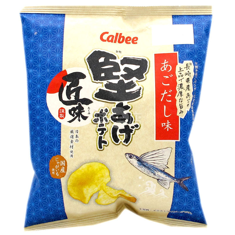 職人風味トビウオだし風味のハードポテトチップス