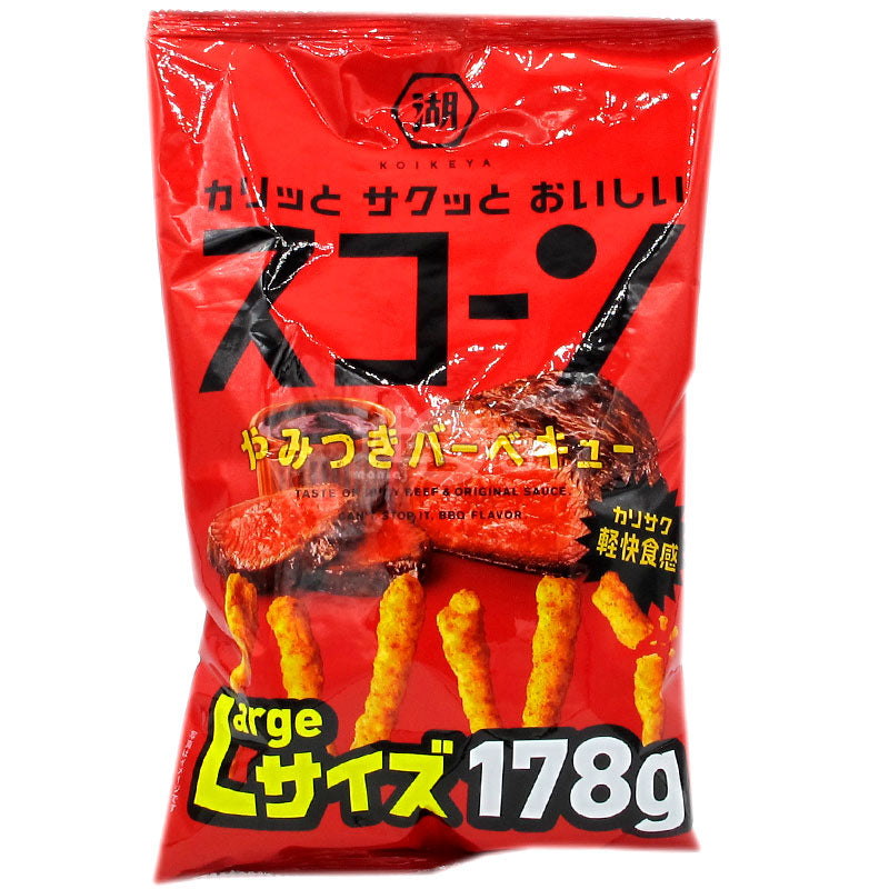 やみつきBBQ味のコーンスティック