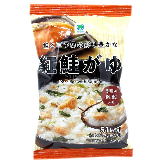 紅鮭魚山芹菜五穀米粥