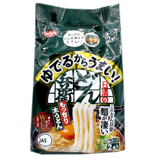 煮過更好食! 日清咚兵衛粗烏冬