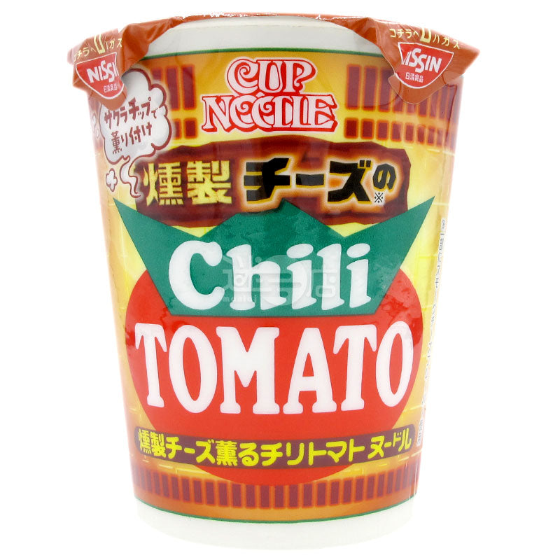 スモークチーズがおいしいチリトマトカップヌードル