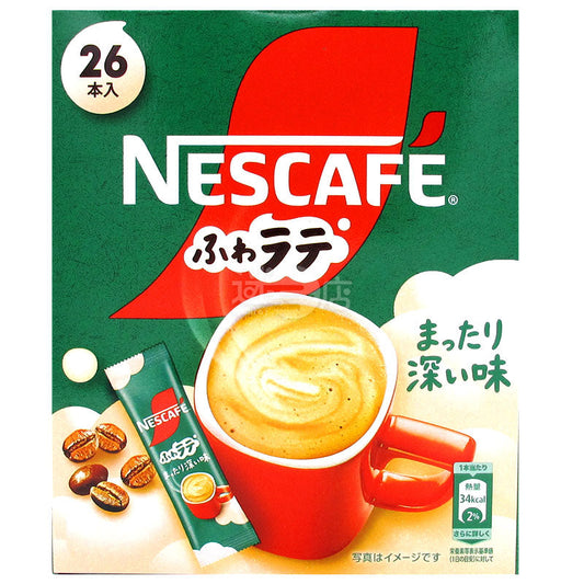 日本NESCAFE 綿綿奶泡即沖拿鐵咖啡 醇厚濃郁口味