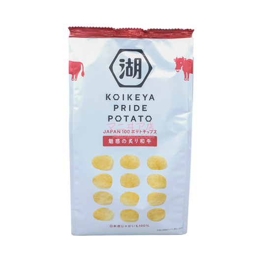 誘惑的烤和牛味薯片