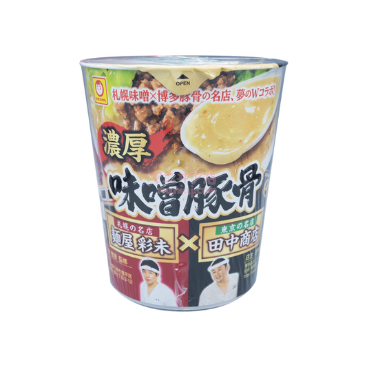 Menya Saimi×Tanaka Shoten Thick Miso Tonkotsu Cup Noodles