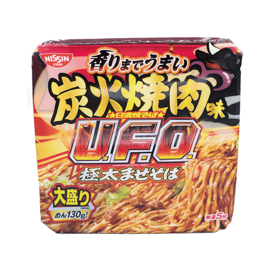 ビッグ極太炭火燒肉味撈麵