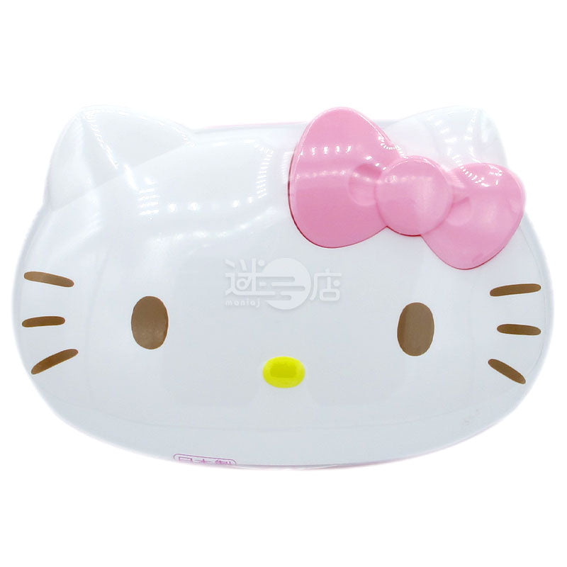 Hello Kitty head-shaped boxed 99.9% pure water wet wipes made in Japan