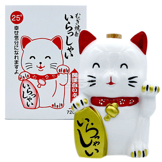 Lucky White Cat Barley Shochu 720ml (Boxed)
