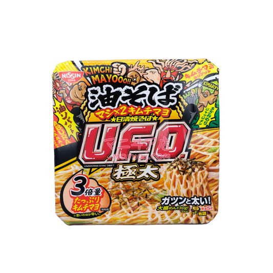 U.F.O增量極粗泡菜蛋黃醬撈麵