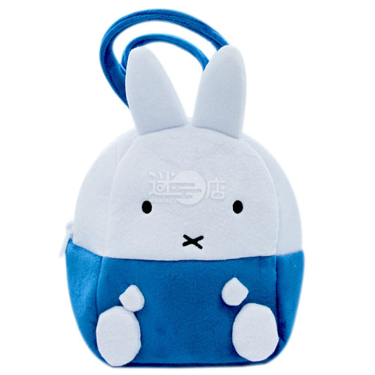 miffy 毛絨手提包包 藍色