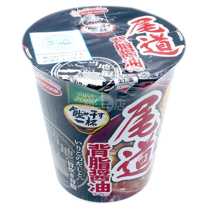 Do a cup of Onomichi backfat soy sauce ramen