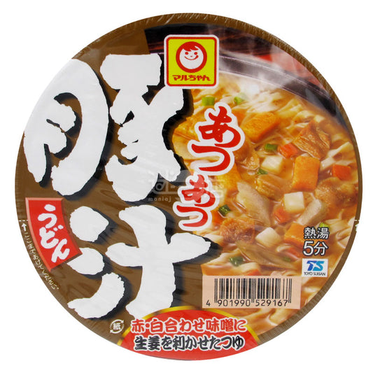 熱熱豚汁烏冬