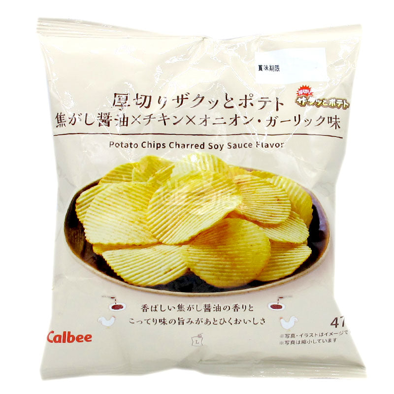 厚切烤醬油×雞×洋蔥大蒜味薯片