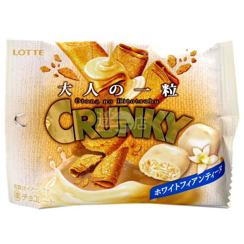 大人之一粒 CRUNKY薄脆白朱古力 - 迷日店 maniaj.com