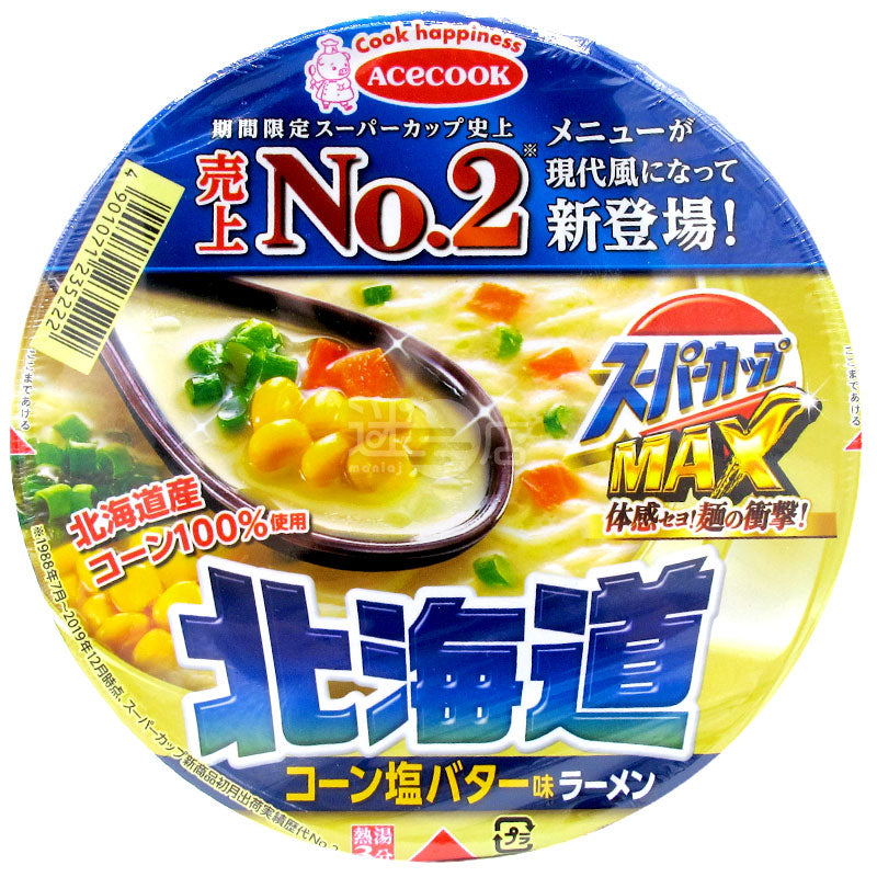 Super Cup MAX北海道粟米鹽牛油拉麵