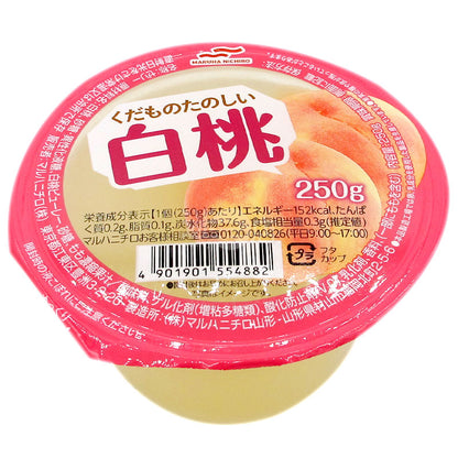おいしい白桃ゼリー