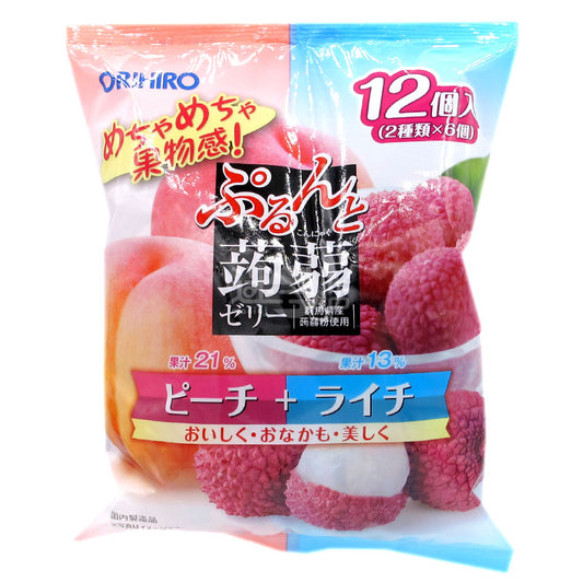 蒟蒻啫喱 桃子和荔枝味**