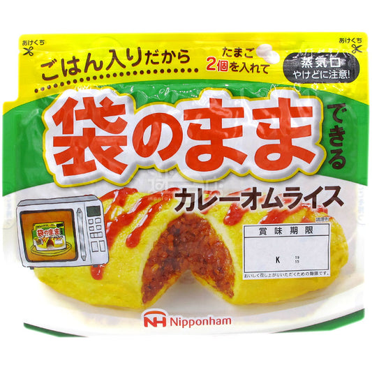 微波爐咖哩蛋包飯